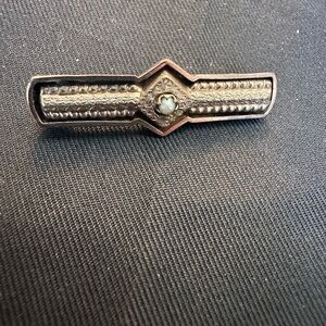 Antique Gold Filled Opal & Seed Pearl Bar Brooch Victorian/Edwardian Pin